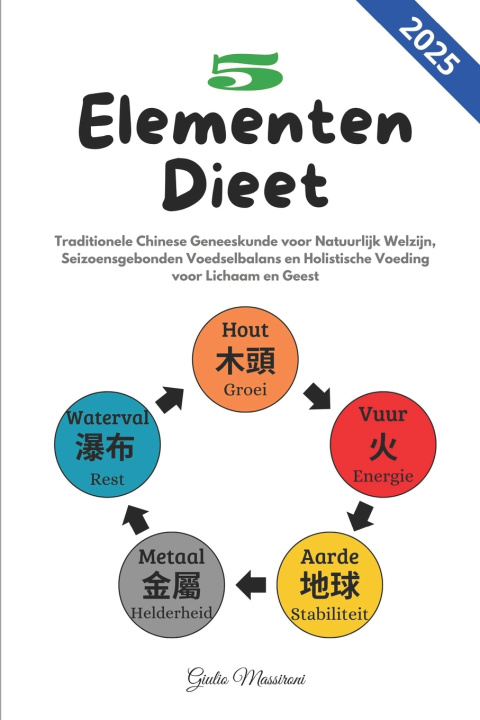 Kniha 5 Elementen Dieet Giulio Massironi