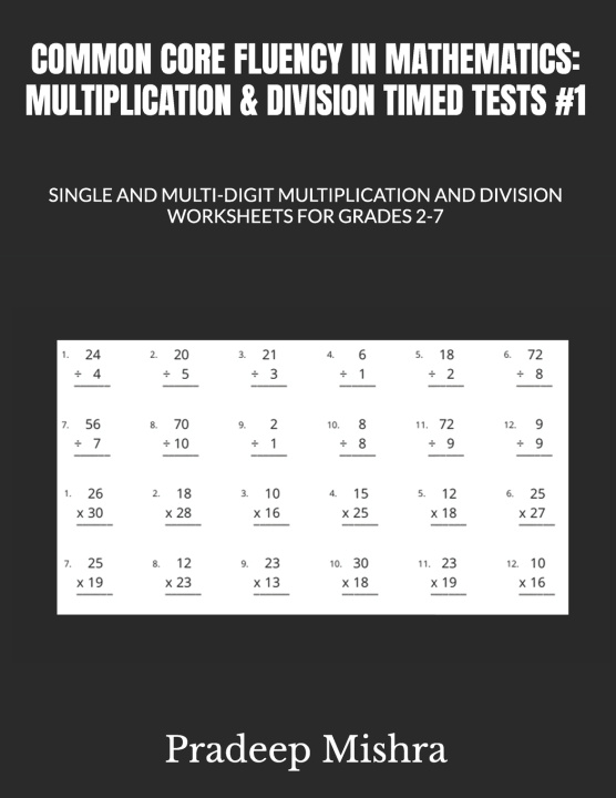 Kniha COMMON CORE FLUENCY IN MATHEMATICS Pradeep Mishra
