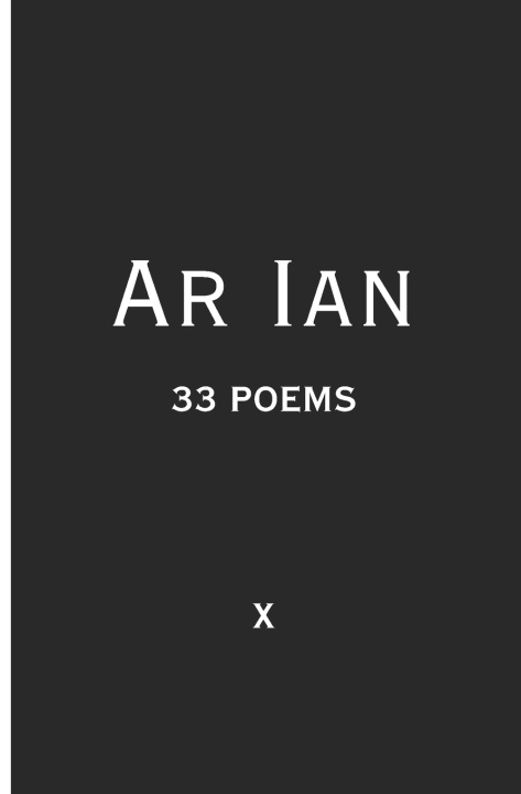 Kniha Ar Ian 33 Poems Ar Ian