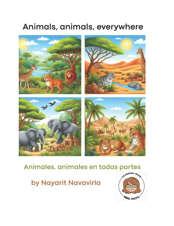Kniha Animals, animals, everywhere Nayarit Navavirla