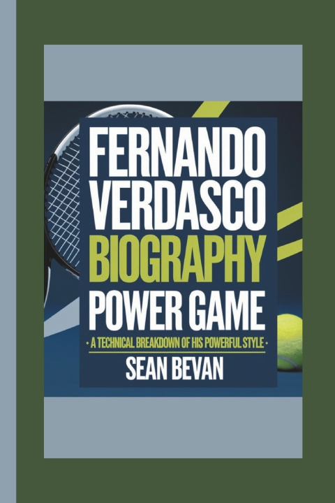 Kniha Fernando Verdasco Sean Bevan