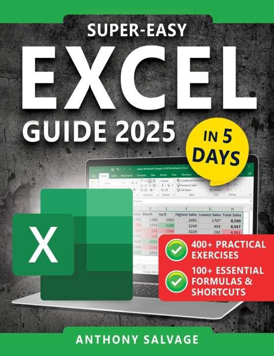 Kniha Super-Easy Excel Guide Anthony Salvage