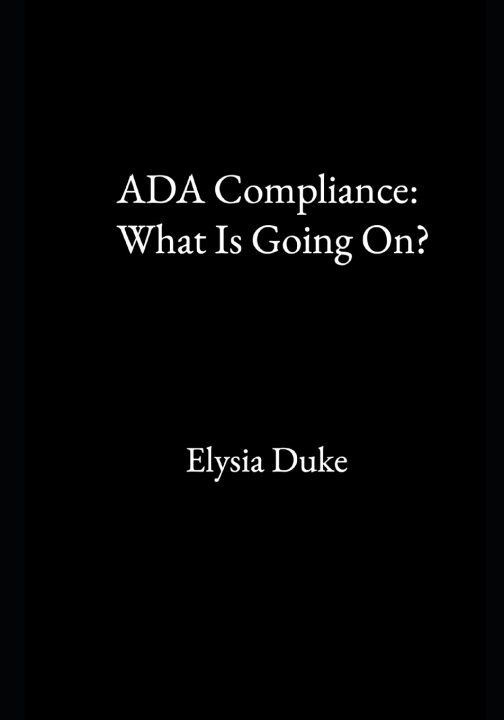 Kniha ADA Compliance Elysia Duke