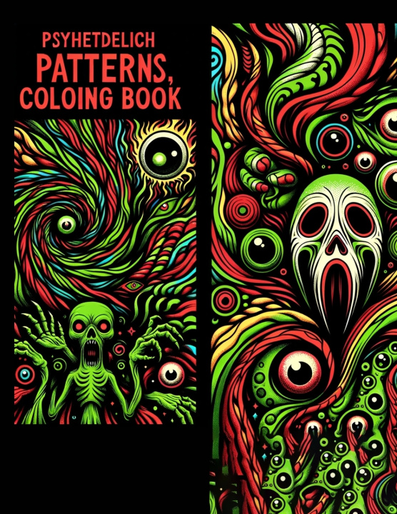 Könyv Psychedelic Patterns Coloring Book Mabel Bradley Art