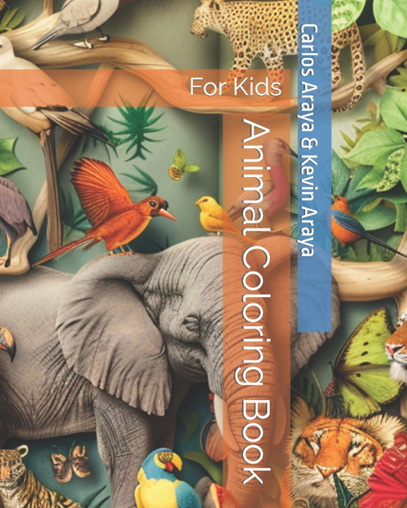 Libro Animal Coloring Book Carlos Araya Bito´s