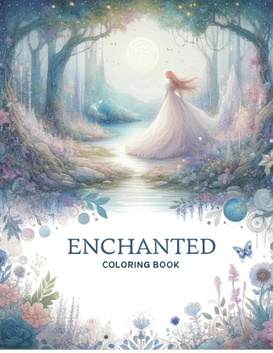 Kniha Enchanted Coloring Book Elbert Horton Art