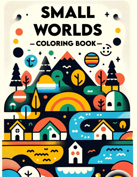 Kniha Small Worlds Coloring Book Charles Parks Art