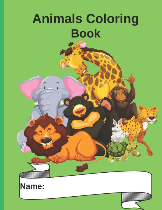 Kniha Animals Coloring Nistor Tina