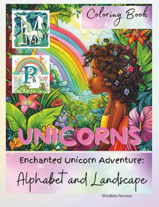 Kniha UNICORN Coloring Book Julieta Salas