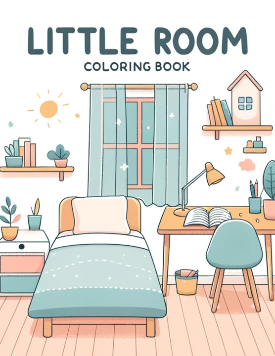 Libro Little Room Coloring Book Frankie Thomas Art