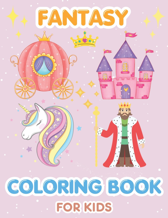 Kniha Fantasy Coloring Book Red Lily Edition