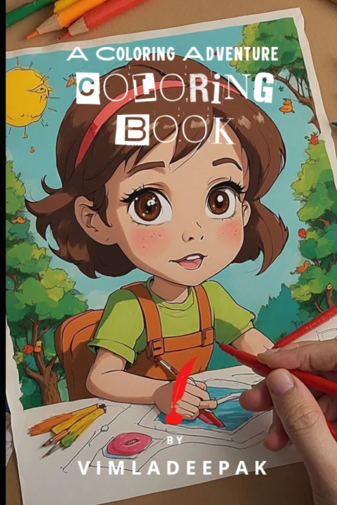 Kniha COLORING BOOK vimla deepak