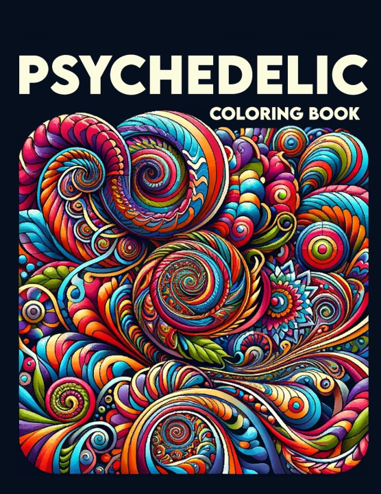 Kniha Psychedelic Coloring Book Pam Guerrero Art
