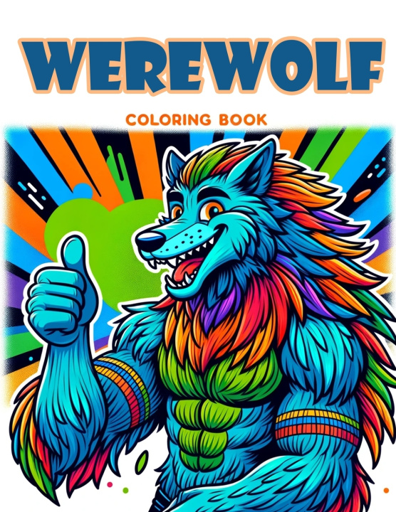Kniha Werewolf Coloring Book Gayle Mann Art