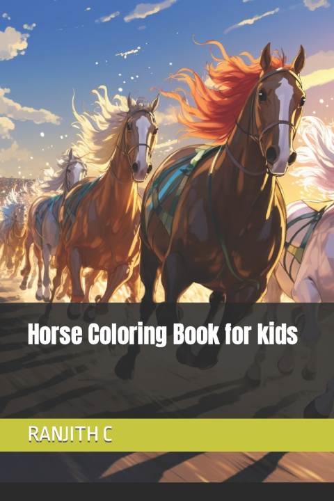 Kniha Horse Coloring Book for kids RANJITH KUMAR C