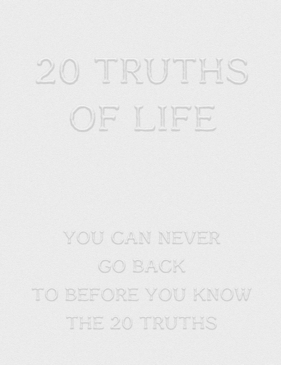 Kniha 20 TRUTHS OF LIFE VIVIENNE KIM