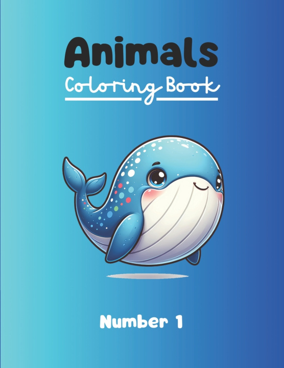 Książka Animals Coloring Book For Kids 1 Fernand Rollim