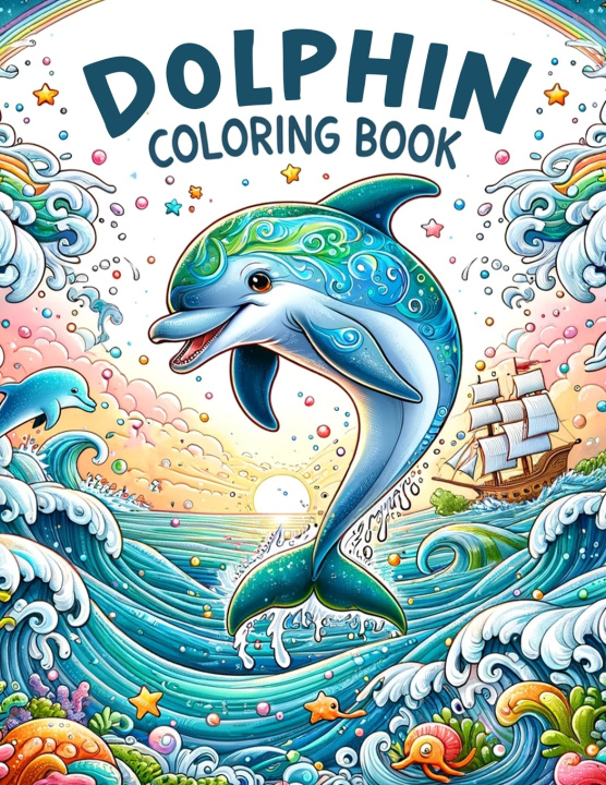 Kniha Dolphin Coloring Book Joan Barrett Art