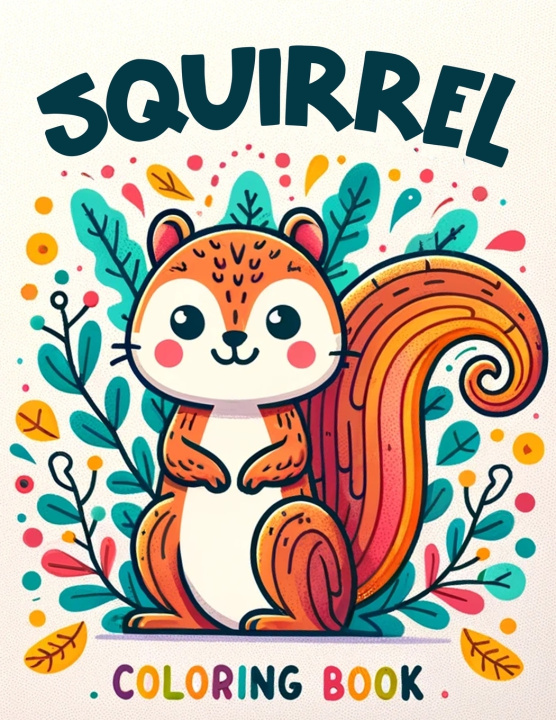 Kniha Squirrel Coloring Book Ira Houston Art