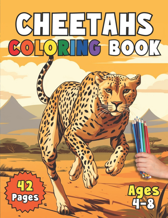 Buch Cheetah Coloring Book Hey Sup Bye Publishing