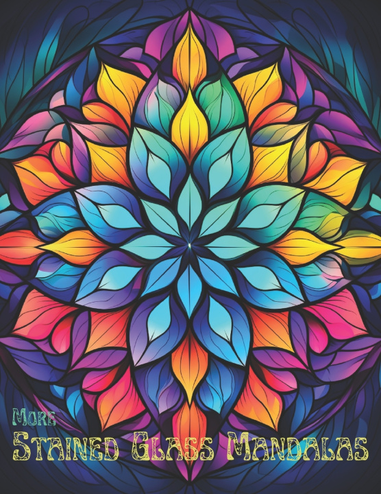 Knjiga More Stained Glass Mandalas Pancho Villa