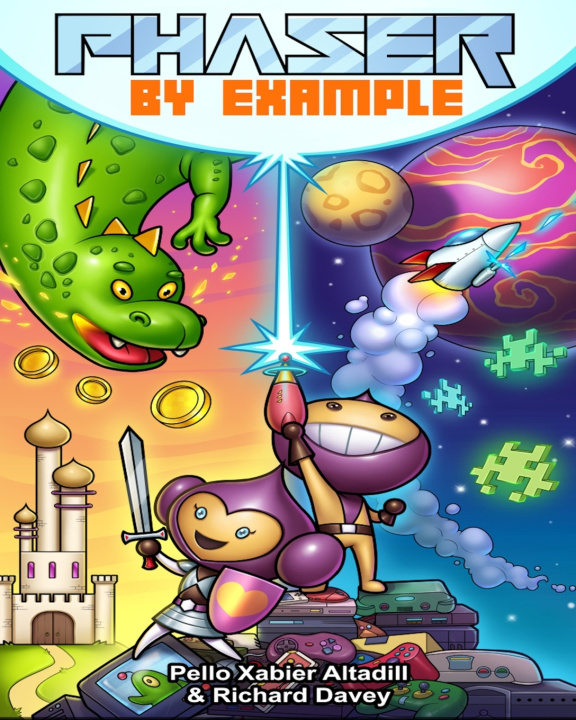Kniha Phaser by Example Richard Davey