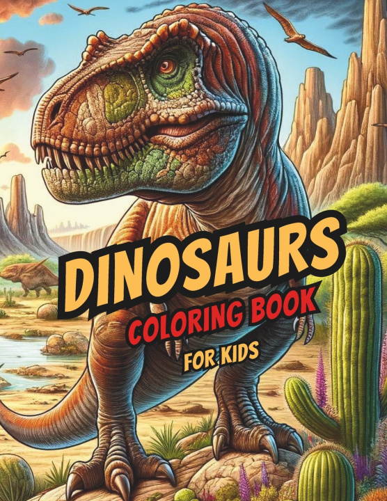 Libro Dinosaurs Coloring Book for Kids Gonzalo Aguado