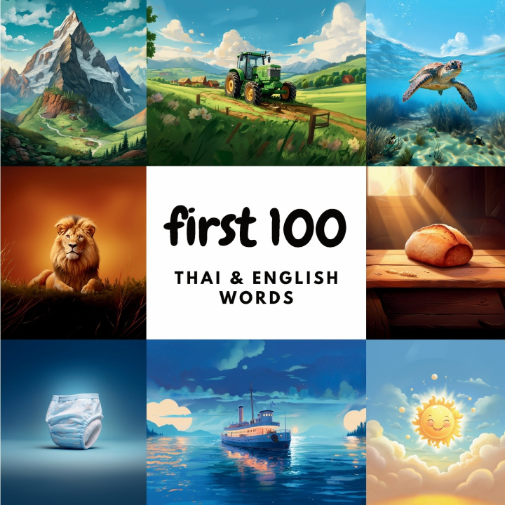 Książka First 100 Thai & English Words Ali Heidary