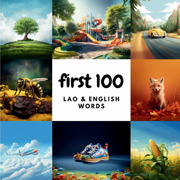 Libro First 100 Lao & English Words Ali Heidary