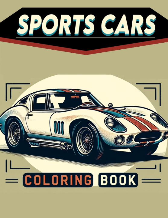 Libro Sports Cars coloring book Tabitha Johnson Art
