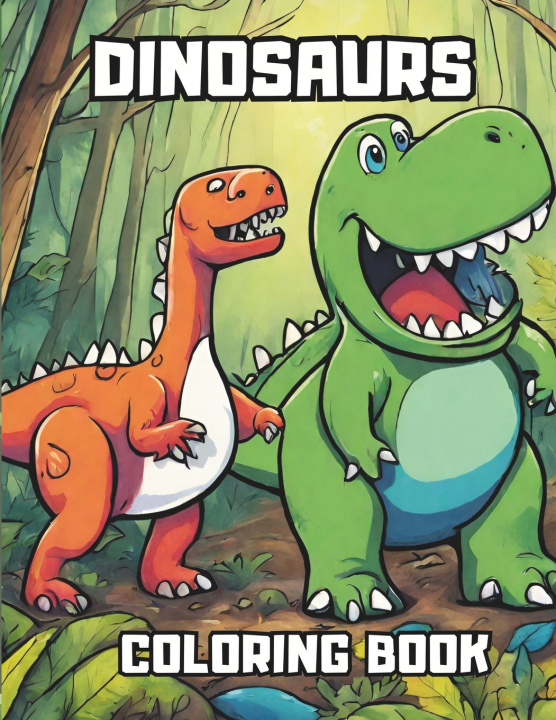 Kniha Dinosaurs Coloring Book Buenos Livros