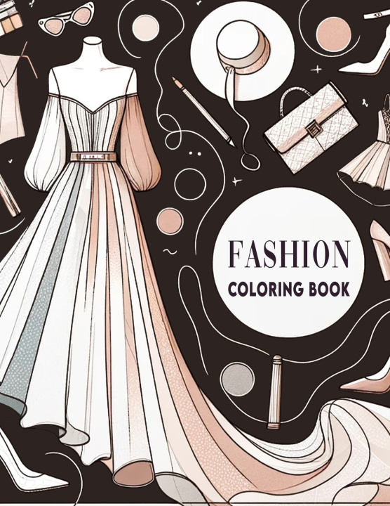 Kniha Fashion Coloring book Erick Bradley Art