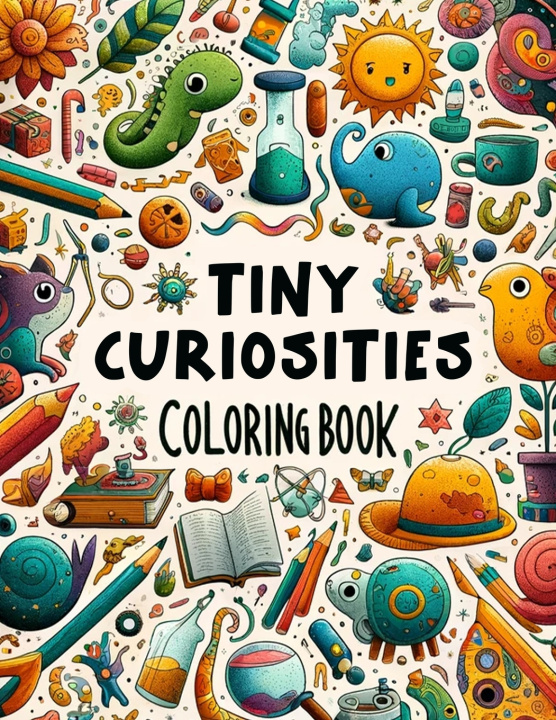 Kniha Tiny Curiosities Coloring book Lula Riley Art