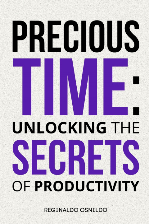 Kniha Precious Time Reginaldo Osnildo