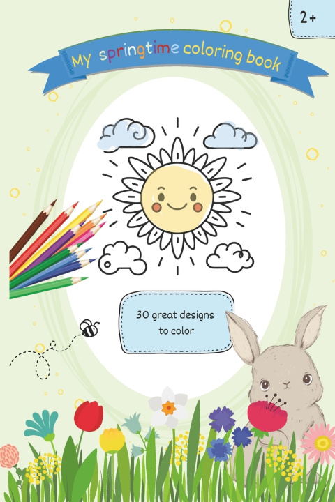 Knjiga My springtime coloring book Mathias Grapentin