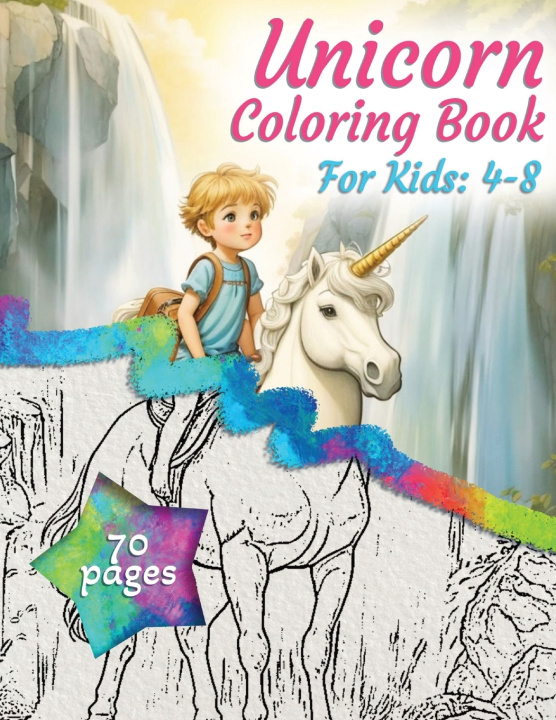 Kniha Unicorn Coloring Book For Kids Svekula Arts