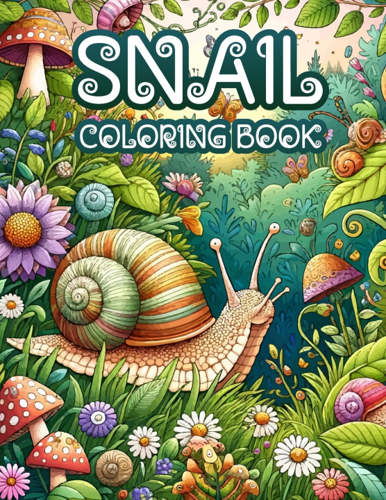 Knjiga Snails Coloring Book for kids Fathi Abdul-Rafi' Ganim