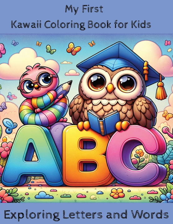 Książka My First Kawaii Coloring Book KJ Rose