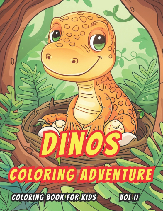 Knjiga Dinos Coloring Adventure Herjuagal