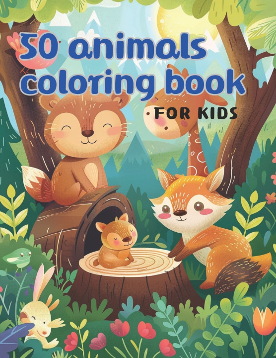 Kniha coloring book animals jeong wony