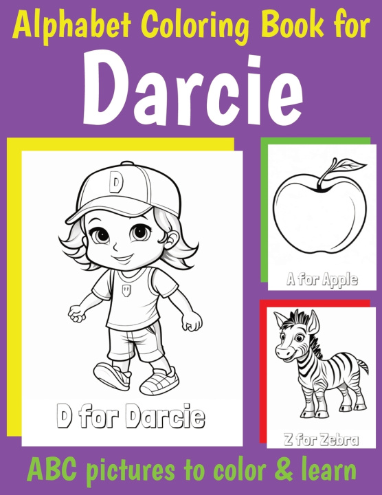 Kniha Darcie Personalized Coloring Book My Little Book Of
