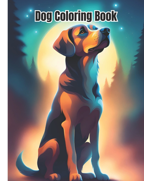 Kniha Dog Coloring Book Dana Nguyen