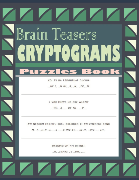 Kniha Brain Teasers Cryptograms Puzzles Book Hasnat Patowary