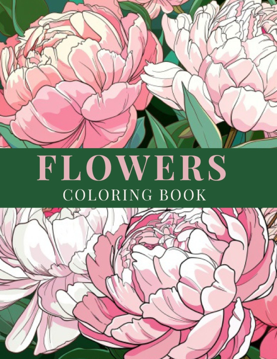 Kniha Flowers coloring book Candler Nam