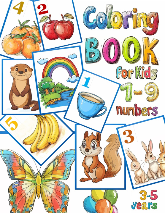 Libro Educational Coloring Book for Kids 3-5 Years Marty West