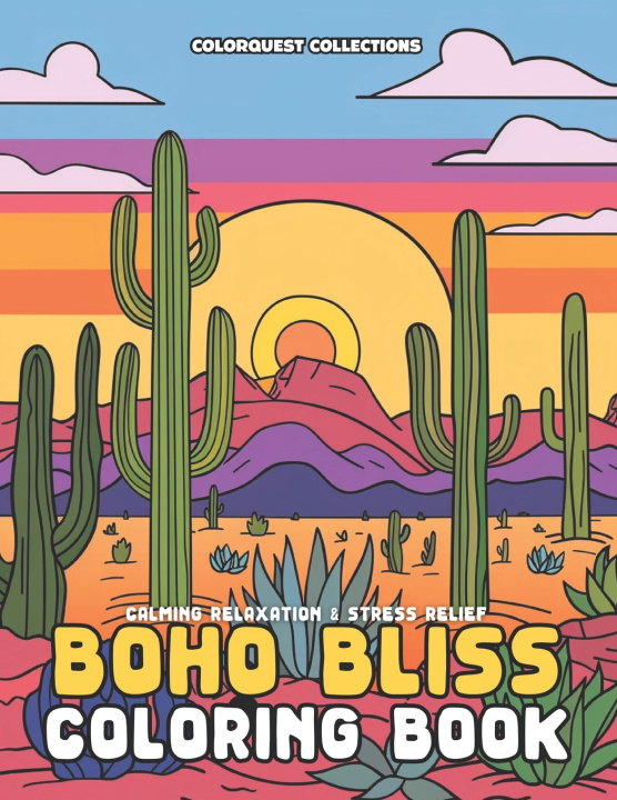 Buch Boho Bliss Coloring Book Hey Sup Bye Publishing