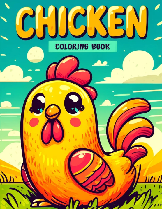 Kniha Chicken Coloring Book Russell Mathis Art