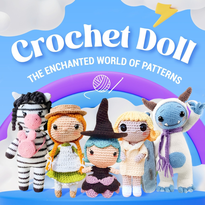 Buch Crochet Doll Louie Evans