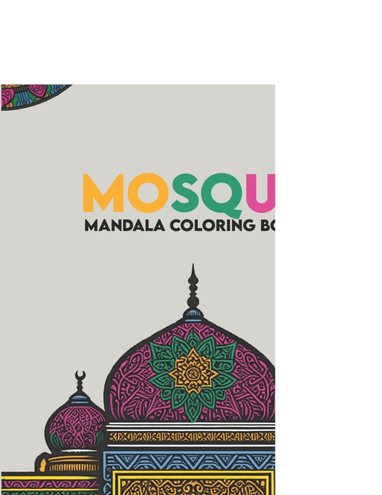Kniha Mosque Mandala Coloring Book joyce publications