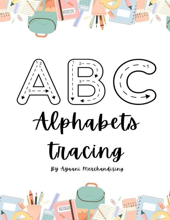 Knjiga ABC Alphabet Tracing Ayaani Merchandizing